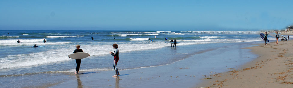 San Diego County beach, California