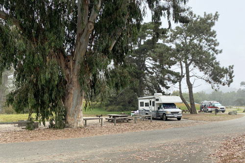 Oceano Campground north, Pismo State Beach, San Luis Obispo County, CA